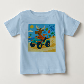 T-shirt Pour Bébé Blaster de buggy de plage – KidsTee d'été plein d'