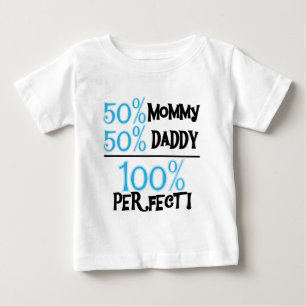 T-shirt Pour Bébé Bleu 100 Pour Cent Parfait