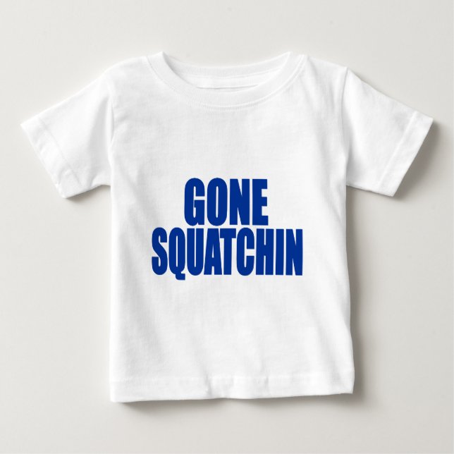 T-shirt Pour Bébé Bleu ALLÉ original et plus vendu du SQUATCHIN de (Devant)