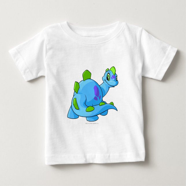 T-shirt Pour Bébé Bleu Chomby (Devant)