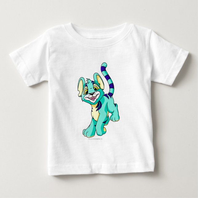 T-shirt Pour Bébé Bleu de Kougra (Devant)