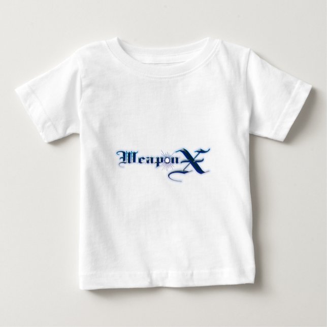 T-shirt Pour Bébé Bleu de l'arme X (Devant)