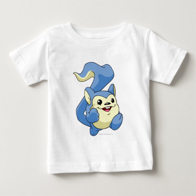 T-shirt Pour Bébé Bleu de Meerca (Devant)