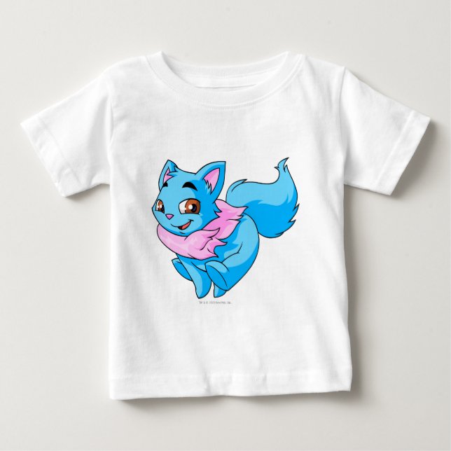 T-shirt Pour Bébé Bleu de Wocky (Devant)