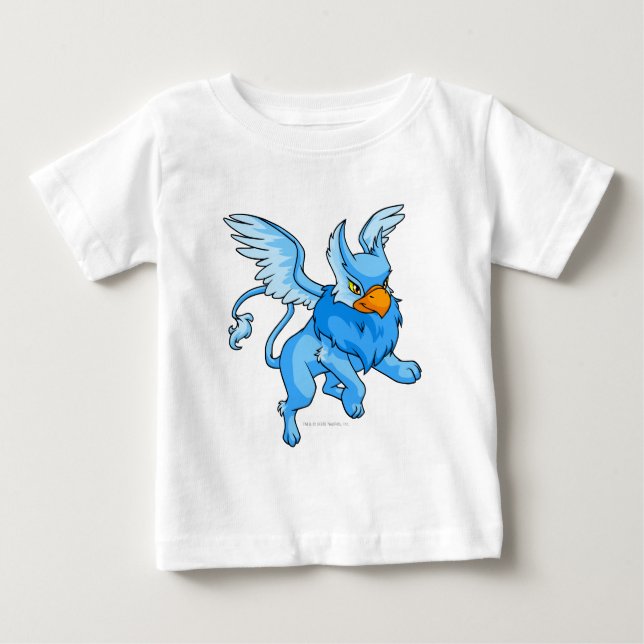 T-shirt Pour Bébé Bleu Eyrie (Devant)