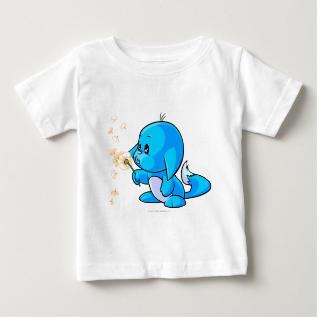 T-shirt Pour Bébé Bleu Kacheek (Devant)