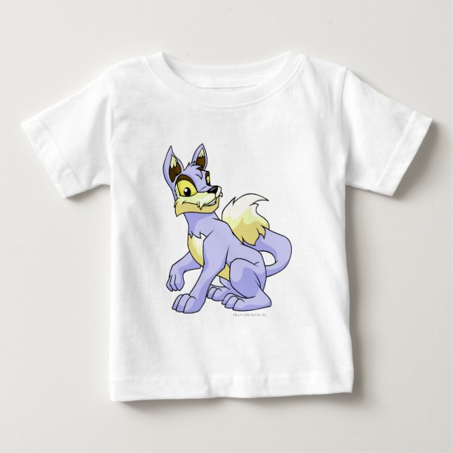 T-shirt Pour Bébé Bleu Lupe (Devant)