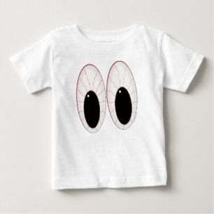 T-shirt Pour Bébé Bloodshot Eyeballs Halloween Eyes