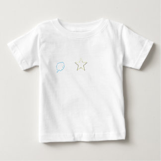 T-shirt Pour Bébé Blue Cloudy Starz