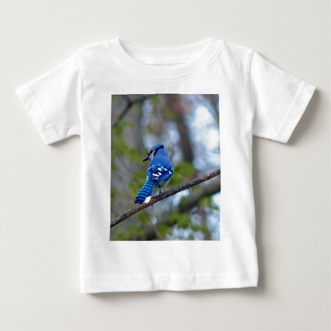 T-shirt Pour Bébé Blue Jay (Devant)