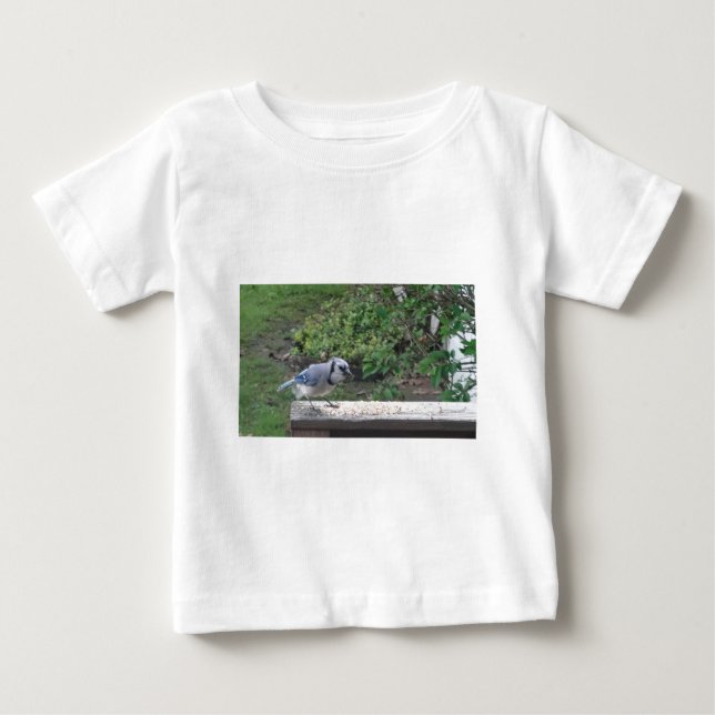 T-shirt Pour Bébé Blue Jay (Devant)