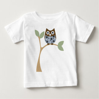 T-shirt Pour Bébé Blue Owl Baby