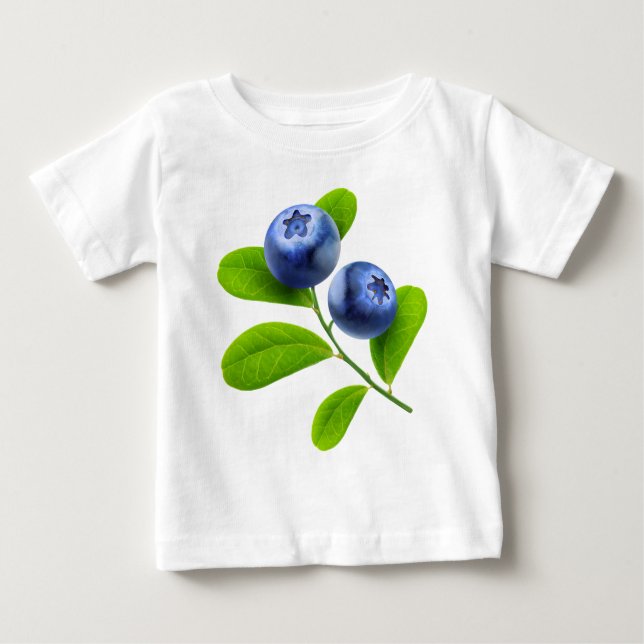 T-shirt Pour Bébé Blueberges (Devant)