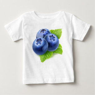 T-shirt Pour Bébé Blueberry et menthe