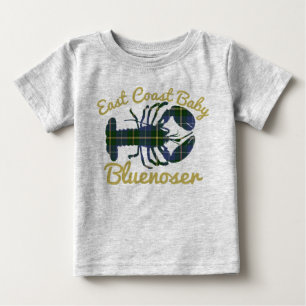 T-shirt Pour Bébé Bluenoser de la Nouvelle-Écosse de homard de béb