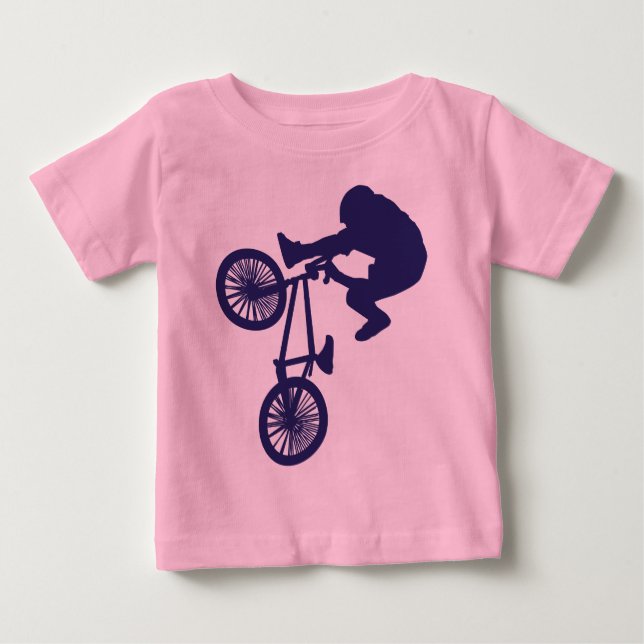 T-shirt Pour Bébé BMX Biker (Devant)