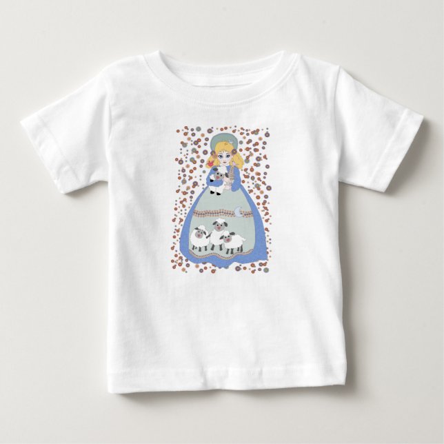 T-shirt Pour Bébé bo peep tutu (Devant)