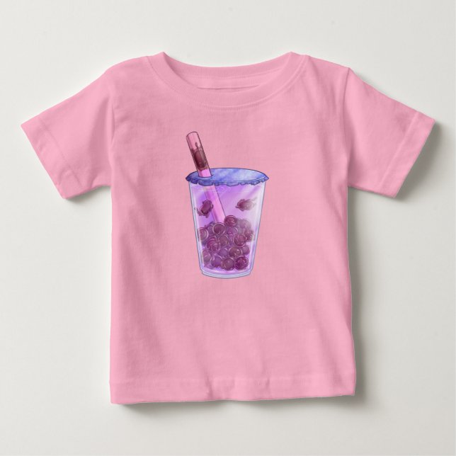 T-shirt Pour Bébé Boba Cats (Devant)