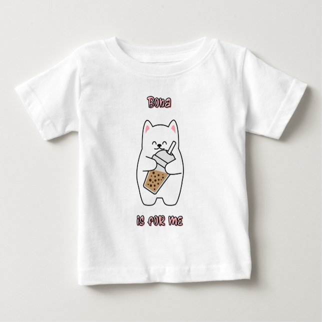 T-shirt Pour Bébé Boba est pour moi (Devant)