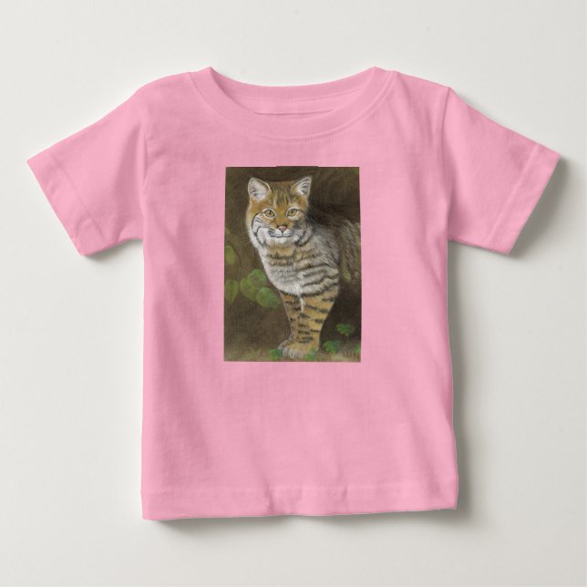 T-shirt Pour Bébé Bobcat (Devant)