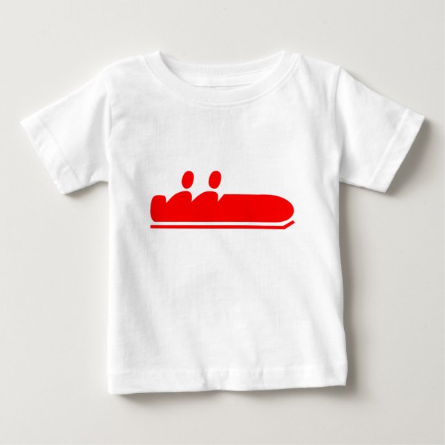 T-shirt Pour Bébé Bobsédé - Rouge (Devant)