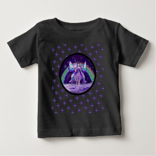 T-shirt Pour Bébé Body bébé Fée de la Pluie Violette