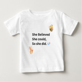 T-shirt Pour Bébé Body bébé inspirant - Citation motivante