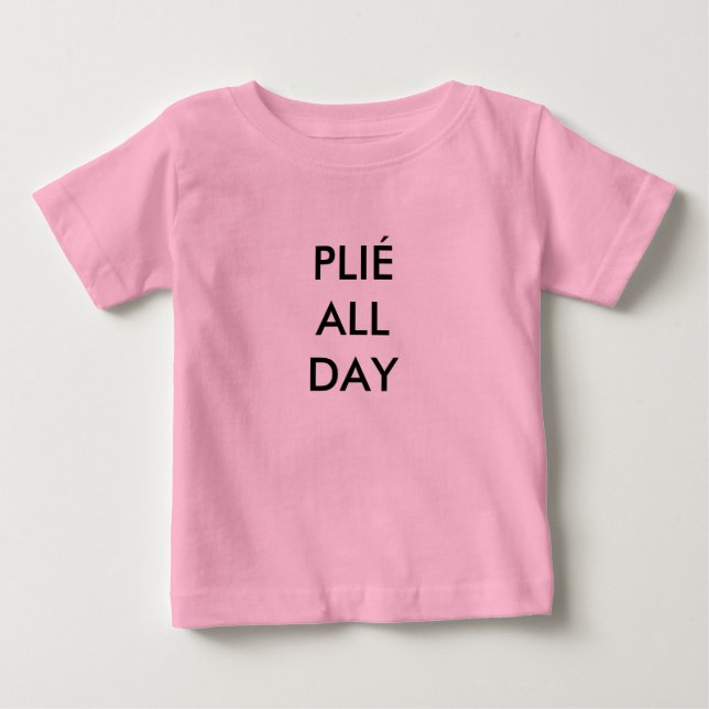 T-shirt Pour Bébé Body bébé rose Plié All Day (Devant)