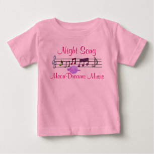 T-shirt Pour Bébé Body bébé tutu rose Chant de nuit