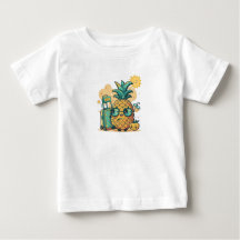 Bodysuit bébé en ananas mignonne - Vib d'été tropi