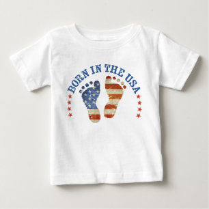 T-shirt Pour Bébé BodySuit et T-Shirt Né aux États-Unis Bébé