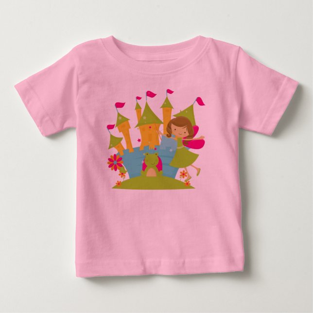 T-shirt Pour Bébé Bodysuit tutu bébé princesse fée brune (Devant)