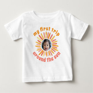 T-shirt Pour Bébé Boho Premier voyage autour du soleil 1er anniversa