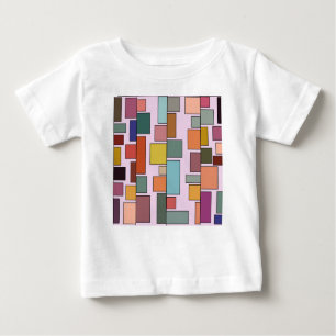 T-shirt Pour Bébé Boho Rectangles