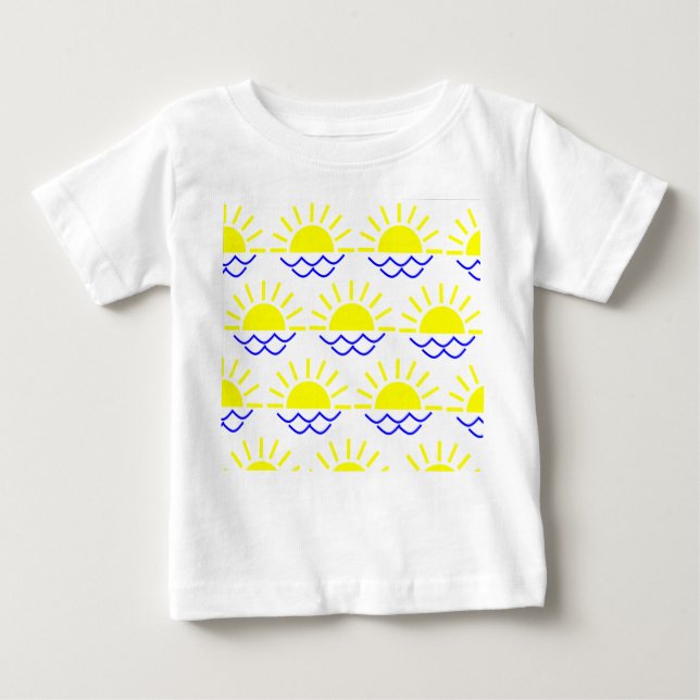 T-shirt Pour Bébé Boho Sun (Devant)