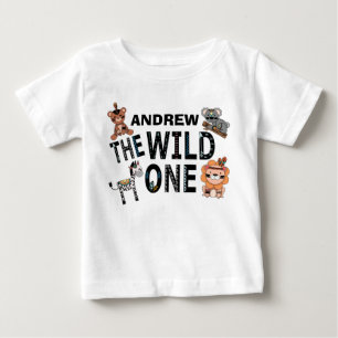 T-shirt Pour Bébé Boho Wild One 1er anniversaire
