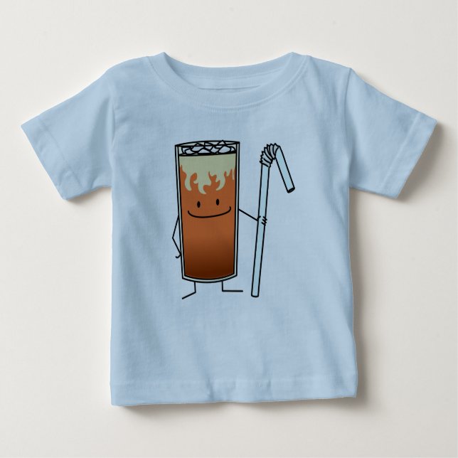 T-shirt Pour Bébé Boisson heureuse Thaïlande de thé glacé (Devant)