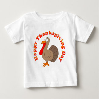 T-shirt Pour Bébé Bon thanksgiving Turquie bébé à manches longues