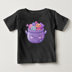 T-shirt Pour Bébé Bonbons gâteaux Kawaii Cauldron Baby Top