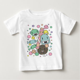 T-shirt Pour Bébé Bonbons Halloween Lollipops Gummy Drops