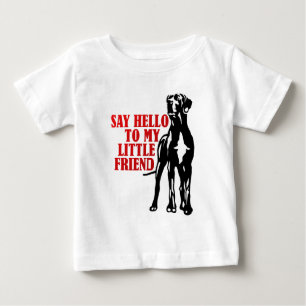 T-shirt Pour Bébé bonjour à mon petit ami