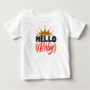 T-shirt Pour Bébé Bonjour bébé T-shirt Design d'impression