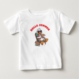 T-shirt Pour Bébé Bonjour été