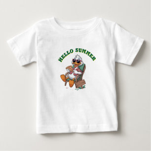T-shirt Pour Bébé Bonjour été