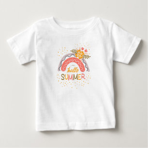 T-shirt Pour Bébé Bonjour été