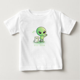 T-shirt Pour Bébé Bonjour humain