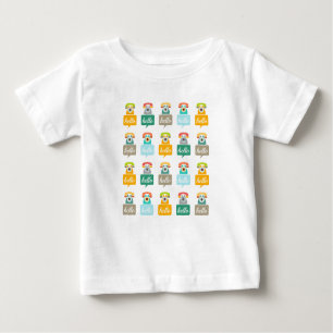 T-shirt Pour Bébé Bonjour mignon coloré Bonjour