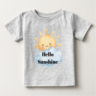 T-shirt Pour Bébé Bonjour Soleil