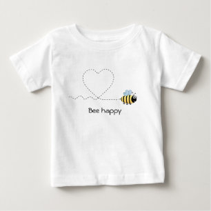 T-shirt Pour Bébé Bonne abeille positive en amour dessin animé béb
