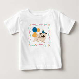 T-shirt Pour Bébé Bonne fête des chiens d'anniversaire